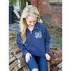 Quarter Zip Monogrammed Sweatshirt ~ 1/4 Zip Monogram Pullover Sweater ~ Gift for Her - My Southern Charm