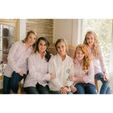 Oxford Getting Ready Gift Bridesmaid and Bride Monogram  Oversized Button Up Shirt - My Southern Charm
