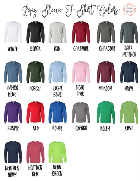Monogrammed Long Sleeve Shirt for Fall - My Southern Charm