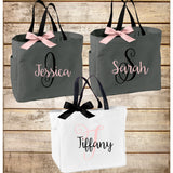 Monogrammed Tote, Personalized Sorority Gift, Big Little Sorority Tote Bag, bridesmaids - My Southern Charm