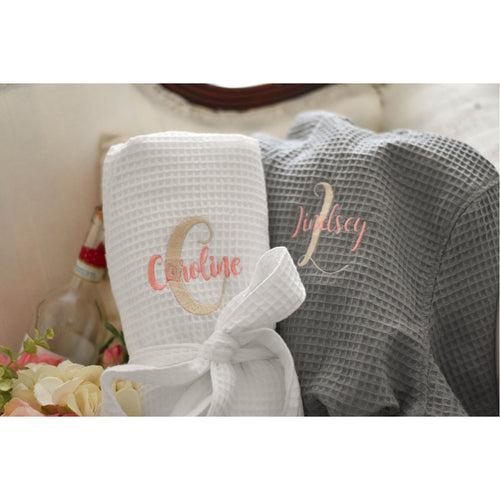 Personalized Waffle Bridesmaid Robes Bridesmaid Gift (RB03) - My Southern Charm