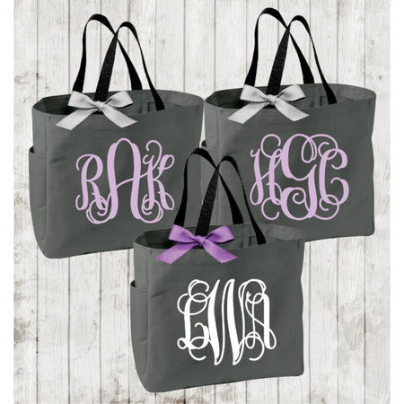 Monogrammed Tote, Personalized Sorority Gift, Big Little Sorority Tote Bag, bridesmaids